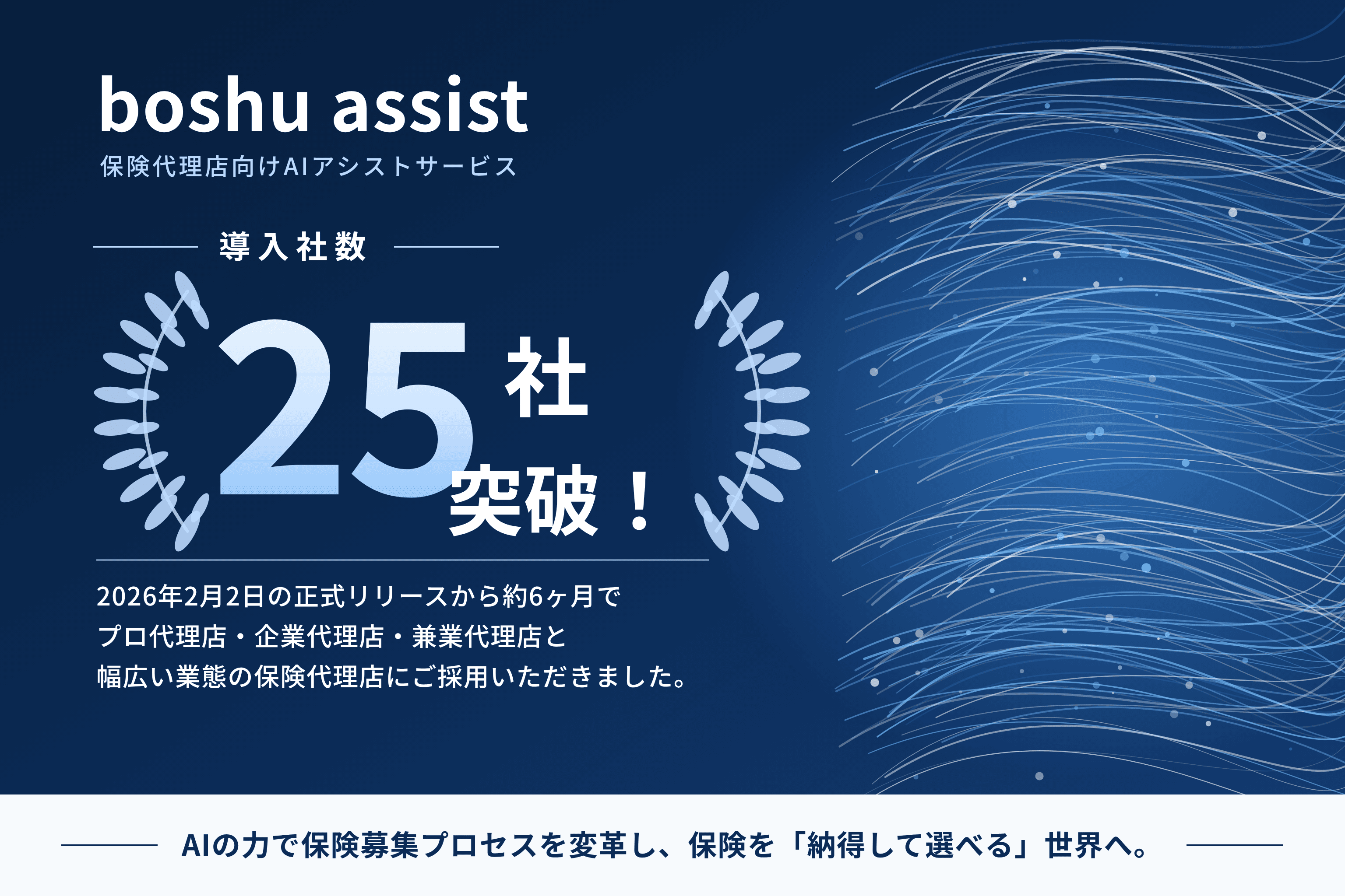 boshu assist 導入社数25社突破